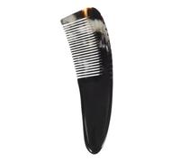 Homoyoyo Natural Buffalo Horn Fine Tooth Static Comb for Men Women Large Handmade Hair and Beard Massage Comb for and Gentle Scalp Care