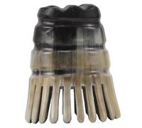 Homoyoyo Natural Ox Horn Scalp Massager Comb for Hair Growth and Relaxation Portable Unisex Back Face Body Scraping and Massage Tool Stimulates Follicles and Enhances Blood Flow for