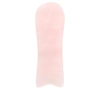 Homoyoyo Natural Pink Quartz Gua Sha Board for Facial Massage, Fish-Shaped Crystal Scraping Tool, Quartz Guasha Stone for Skin Care and Relaxation, Portable Face Massage Tool for Beauty