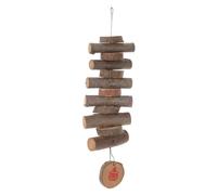 Homoyoyo Natural Wood Bunny Chew for Small Pets Teeth Grinding Oral Suitable for Hamsters Guinea Pigs Chinchillas Rabbits Safe Chewing Plaything to Reduce Boredom and Encourage Foraging