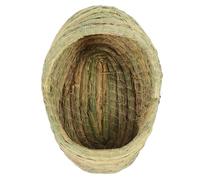 Homoyoyo Natural Woven Chicken Nest Box for Laying and Sleeping Handcrafted Small House Providing Private Cozy Space Breathable Coop Bed for Healthy Chicken Breeding and Rest