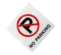 Homoyoyo No Parking Sign Acrylic Warning Notice Sticker Weatherproof for Public and Private Areas Easy to Read Traffic Reminder