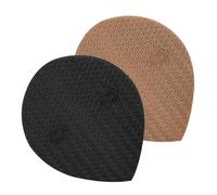 Homoyoyo Non-Slip Shoe Pads and Sole Protectors 2pcs, Small Semi-Circular Heel Anti-wear Cushions for Sports Shoes and Leather Footwear, Sturdy Bottom Grips for Sneaker and High Heel Slip Prevention