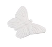 Homoyoyo Nordic Ceramic Wall Hanging Butterfly Decor for Home Crafts Elegant White Ceramic Wall Art for Living Bedroom Decoration