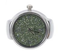 Homoyoyo Numerals Finger Watch in Light Green Zinc Alloy with Digital Scale, Stylish and Practical Quartz Ring Watch for Men and Women, Gift for Friends and New Year Random Color
