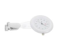 Homoyoyo Nurse Form Lightweight Quartz Nursing Watch Women's Plastic Case Clip Brooch Style Nurse Lapel Pin Watch