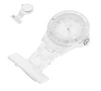 Homoyoyo Nurse Watch with Glow Pointer and Great Durability Orange Synthesis Material Pocket Watch for Doctors and Nurses Stylish Clip-on for Professionals Assorted Assorted Style