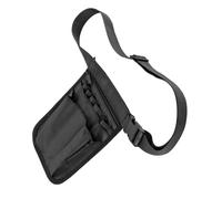 Homoyoyo Nursing Waist Pouch Medical Tool Organizer Bag with Multiple Compartments Portable Utility Belt for Nurses Clinic and Hospital Use Black
