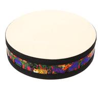 Homoyoyo Ocean Wave Drum Sturdy Lambskin and Wood round Drum Percussion Musical Instrument for Christmas and Birthday Celebrations for Beginners and Professionals