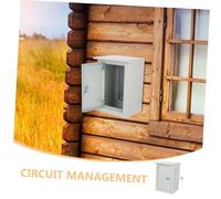 Homoyoyo Outdoor Aluminum Distribution Cabinet Wall-mounted Electrical Enclosure Box Dustproof Control Box for Power Distribution with Sealed Protection and Easy Circuit Management