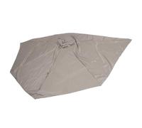 Homoyoyo Outdoor Half Umbrella Replacement Canopy 2.7M Polyester Sun Shade Cover for Patio Balcony Garden Pool Deck