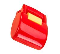 Homoyoyo Outdoor Pet Litter Picker Tool with Short Handle Practical Clamp for Easy Cleanup Portable Pet Cleaning Supply with Plastic Bag Red