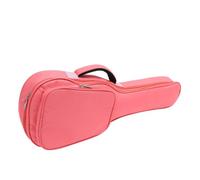 Homoyoyo Padded Ukulele Gig Bag for 26/27 Inch Ukulele with Thickened Oxford Cloth and Lining, Large Capacity Fashion Bag Case in Pink, for Travel and Daily Use