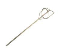 Homoyoyo Paint Mixer Drill Attachment, Square Shank Flat Bottom Stirring Rod for Electric Hammer, Drywall Mud Mixer and Concrete Mixing Tool for Painters and Construction Use