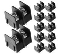 Homoyoyo Pcb Mount Screw Terminal Block 50Pcs 2-Pin 7.62Mm Pitch Insulating Electrical Connector for Wiring and Electronics Projects