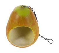 Homoyoyo Pear Shaped Hanging Bird Feeder Outdoor Garden Decor Material for Trees Balcony Use Attracts Wild Birds Parakeets