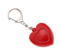 Homoyoyo Personal Alarm Heart Shape with LED Light Compact Keychain Safety Siren for Women Elderly Motion Sensitive Emergency Security Alarm for Night Walking Traveling Camping