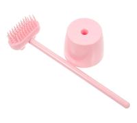 Homoyoyo Pet Grooming Brush for Cats and Kittens with Abs Material, Pink Massage Brush to Relax Mood and Repair Claws, Cat Hair Remover Shedding Tool for Daily Use