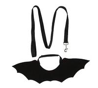 Homoyoyo Pet Leash with Bat Wings for Halloween Cat Harness Vest Rope for Small Pets Cute Eye-catching Chest Strap for Dogs and Cats Random Button Color