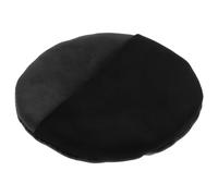 Homoyoyo Phone and Computer Screen Cleaning Cloth - Black-Grey Round Microfiber Wipe - Portable Mobile and Car Display Cleaner for Fingerprint Removal and Travel Use