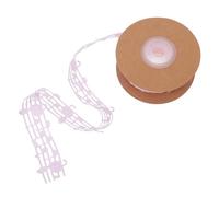 Homoyoyo Pink 3cm X 10 Yard Hollow Music Note Ribbon, Polyester Embroidery Trim Ribbon for Scrapbooking, Present Wrapping, and DIY Craft Decorations