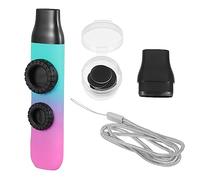 Homoyoyo Plastic Double Hole Kazoo Adjustable Tone Musical Instrument with Flute Diaphragms String Assorted Colour for Children's Musical Enlightenment Ukulele Guitar