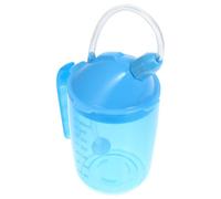 Homoyoyo Plastic Feeding Cup with Flow Control and Spill Prevention for Disabled and Pregnant Patients, Unbreakable Liquid Diet Drinking Mug Suitable for Bedridden Use