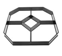 Homoyoyo Plastic Pavement Mold for DIY Concrete Paving, Sturdy Black Plastic Material Easy-to-use Design, for Backyard Landscaping and Outdoor Garden Paths