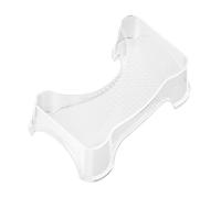 Homoyoyo Plastic Toilet Foot Stool for Adults Non-Slip Bathroom Step Stool for Squatting Toilet Pooping and Potty Training High Transparency Suitable for Home Bathroom
