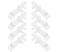 Homoyoyo Plastic Valance Clips Blind Curtain Accessories for Vertical Blinds 20pcs Lightweight Portable Replacement Clips for Window Valances in Home and Shop