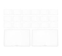 Homoyoyo Playing Card Box 20pcs Rectangle Snaps Closed Storage Case for Powder Puff Packaging and Trade Shows in Coat Pockets