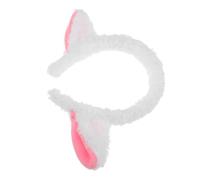 Homoyoyo Plush Lamb Ear Headband Soft White Sheep Ears Hair Band Cozy Animal Costume Accessory for Parties Birthday Cosplay Easter Halloween Christmas