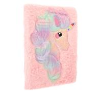 Homoyoyo Plush Notebook for Cute Cartoon Notepad with Soft Cover Smooth Paper for Diaries Travel Creative Writing and Notes