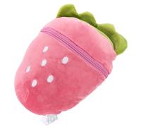 Homoyoyo Plush Pig Doll with Zipper Transformation into Strawberry and Carrot Pillow, 30cm Soft Stuffed Animal, Creative Birthday and Home Decoration