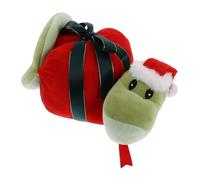 Homoyoyo Plush Snake Soft Reptile Stuffed Animal Cartoon Anime Style Christmas Snake Luck Symbol Comfortable Cozy Adults