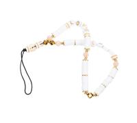 Homoyoyo Polymer Clay and Crystal Mobile Phone Lanyard Chinese Style Phone Chain Anti-lost Decorative Pendant for Women Girls
