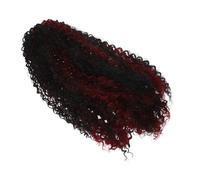 Homoyoyo Ponytail Bun Extensions Drawstring Braided Ponytail Long Synthetic Hairpiece Black