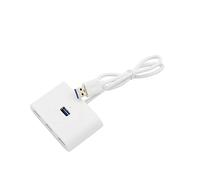 Homoyoyo Port Usb Hub for Computer Laptop Portable Data Expansion with Power Supply Port Stabler Data Transmission Compatible with Windows