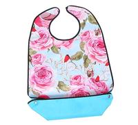 Homoyoyo Portable Adults Eating Bib Patient Mealtime Bib The Elderly Nursing Saliva Towel