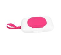 Homoyoyo Portable Baby Wet Wipe Case Plastic Reusable Wipes Holder Box with Lid Seal Convenient Tissue Dispenser for Wet Tissues Can Be Hung in Baby Carriage or Put in Bag
