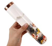 Homoyoyo Portable Ceramic Incense Stick Holder Tube with Sealed Lid for Travel and Home Use Lightweight Container for Storing and Protecting Incense Sticks Compact and Smooth Design for