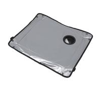Homoyoyo Portable Detachable Walker Table Tray with Non-Slip Surface and Cup Holder, Lightweight Polyester and Plastic Tray for Seniors, for Outdoor and Travel Use