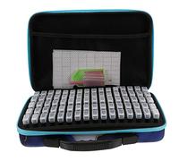 Homoyoyo Portable Diamond Art Painting Storage Box with Compartments Removable Capacity Organizer for DIY Rhinestone Tools and Accessories Durable and Design for Easy Craft Random Color