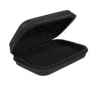 Homoyoyo Portable Essential Oil Carrying Case Black EVA Organizer Lightweight Travel Storage Bag with Secure Zipper for Essential Oil Bottles for Aromatherapy The Go