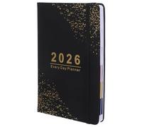 Homoyoyo Portable Goal Planner with Hourly Schedule English Layout Organizer for Enhanced Productivity and Daily Planning