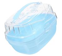 Homoyoyo Portable Hamster Carrier Hamster Carry Cage Comfortable and Safe Environment Pp Material Stylish Design for Outdoor Adventures Small Animals