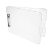 Homoyoyo Portable Heavy Duty Clipboard with Storage Box Multi Function File Folder and Writing Pad Secure Document Organizer for Doctors and Office Use