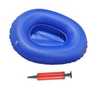 Homoyoyo Portable Inflatable Bedpan for Elderly and Disabled 2-Piece Set with Random Color Inflator Lightweight Folding Patient Care Potty for Home Nursing