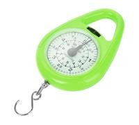 Homoyoyo Portable Luggage Scale 5kg Mechanical Spring Scale with Hook Steel Abs Pvc for Travel Easy to Transport