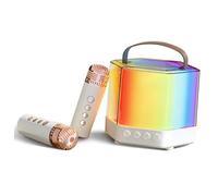 Homoyoyo Portable Mini Karaoke Machine with Wireless Microphones and Speaker Set Clear Sound for Adults Compact and Easy to Use for Parties and Family Gatherings
